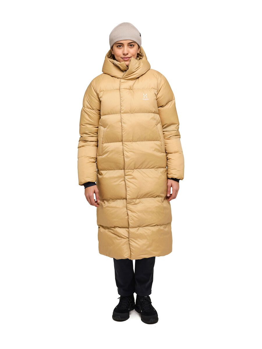 Haglöfs Long Down Parka Women, sand - Bild 6