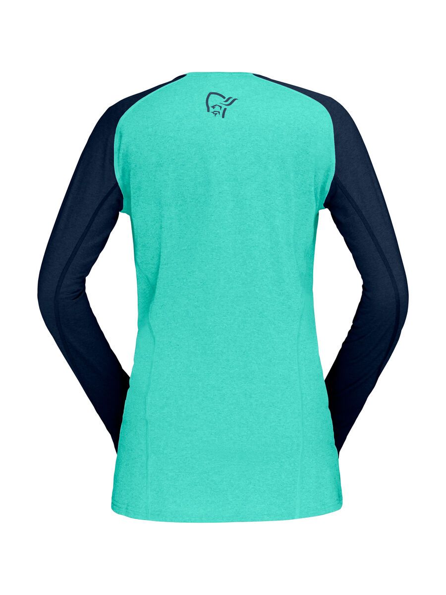 Norrona fjørå equaliser lightweight Long Sleeve W's, arcadia/indigo night - Bild 2