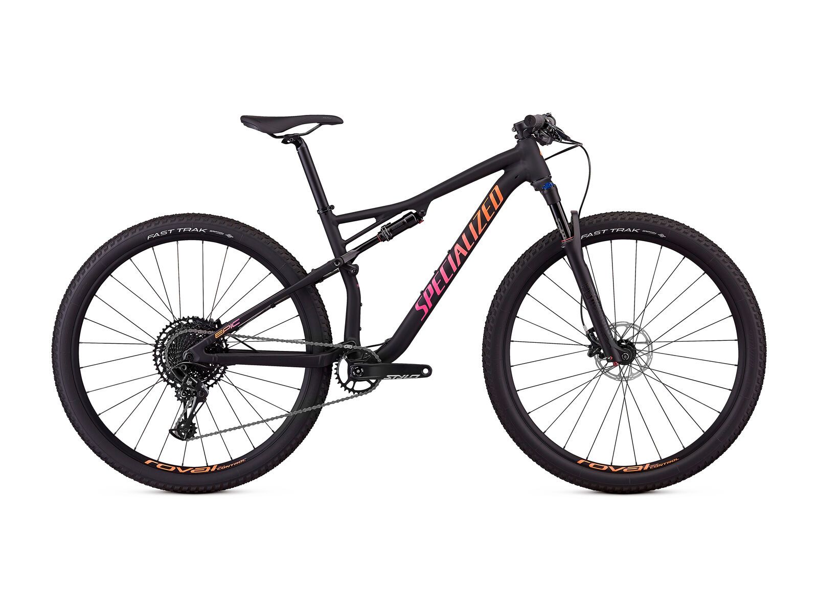 Specialized Women's Epic Comp Alloy, satin gloss black/acid lava/acid purple - Bild 1