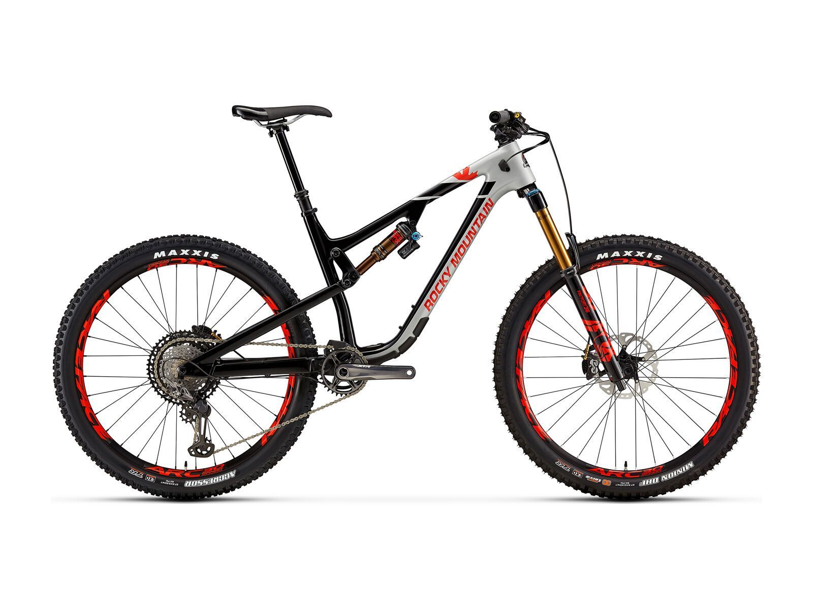 Rocky Mountain Altitude Carbon 90, fox racing grey/black in black/flaming lips - Bild 1