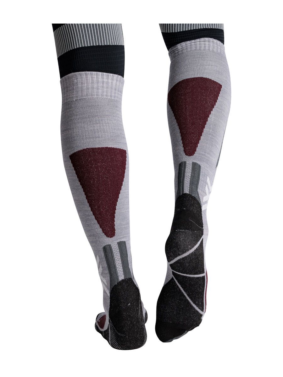 X-Bionic X-Socks Ski Discover Merino OTC, silver grey - Bild 4