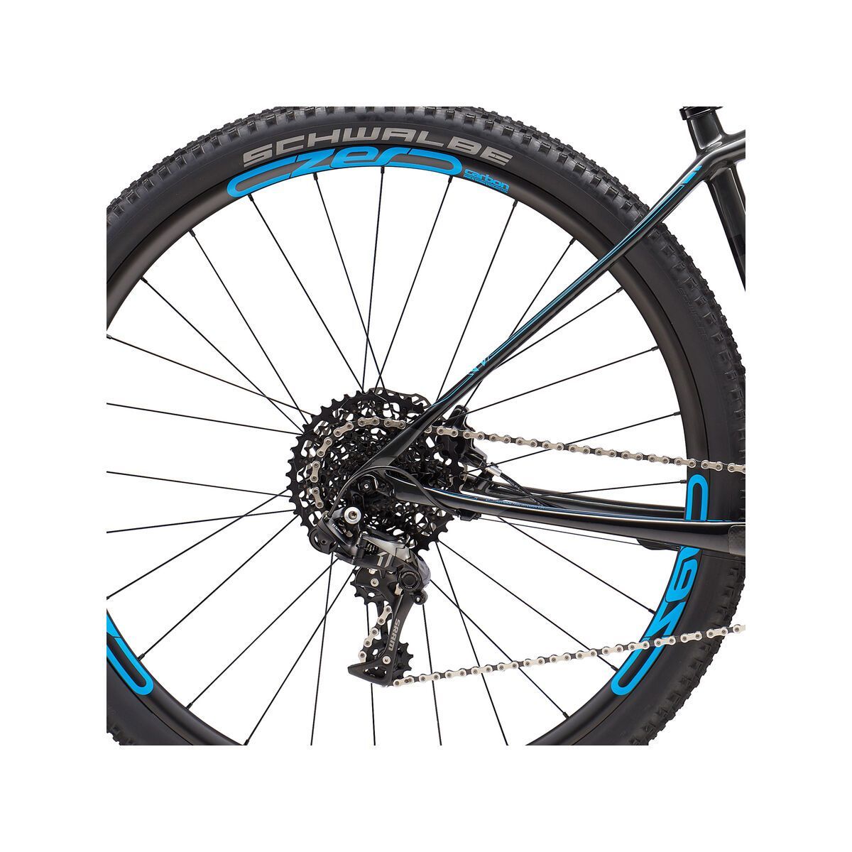 Cannondale F-SI Carbon 2 29, nearly black w/ jet black and ultra blue, gloss - Bild 4