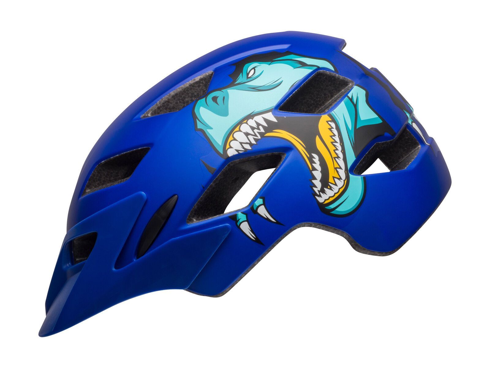 Bell Sidetrack Youth T-Rex, t-rex matte blue - Bild 2