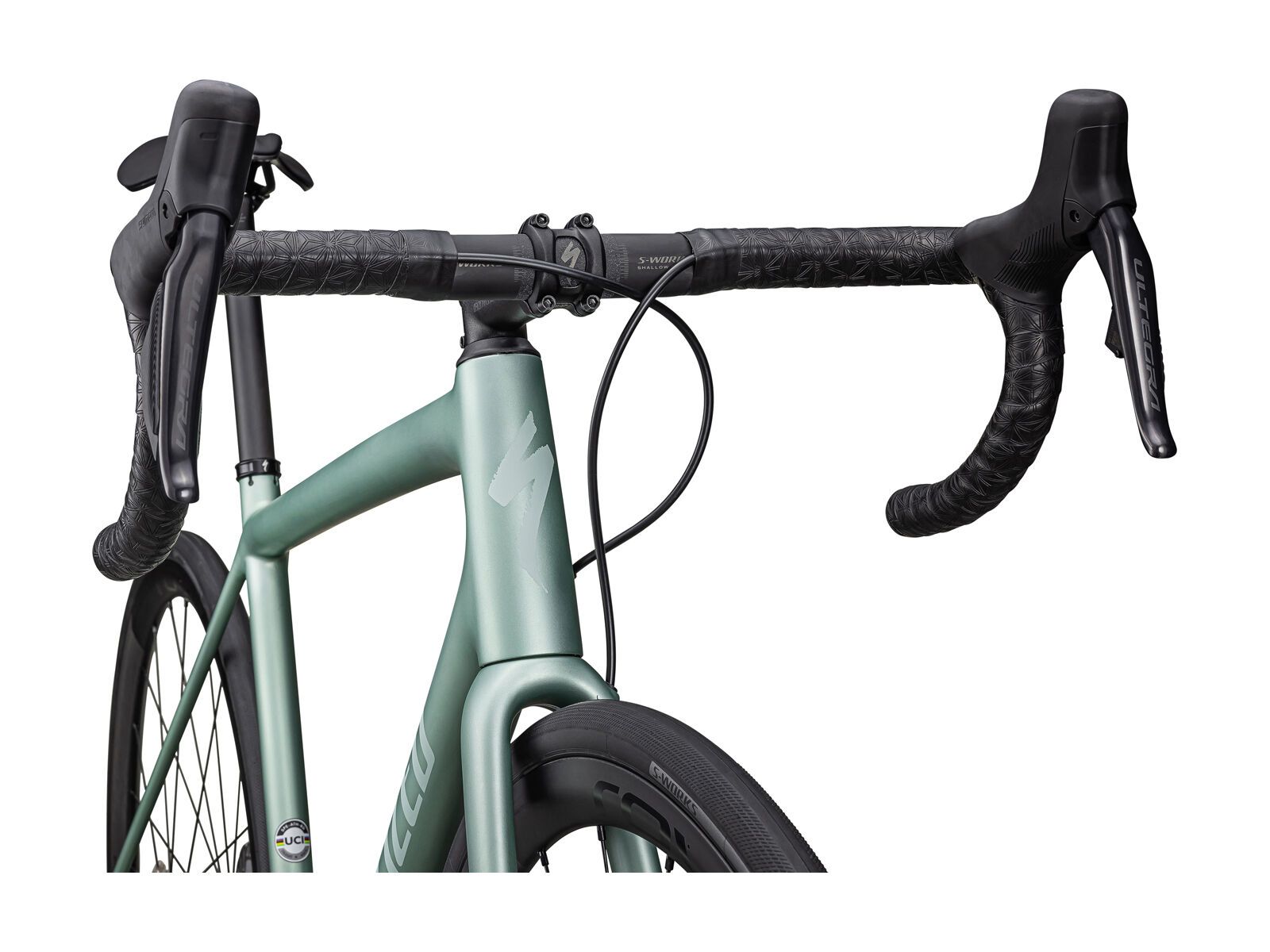 Specialized Aethos Pro - Shimano Ultegra Di2, metallic white sage/white sage - Bild 6