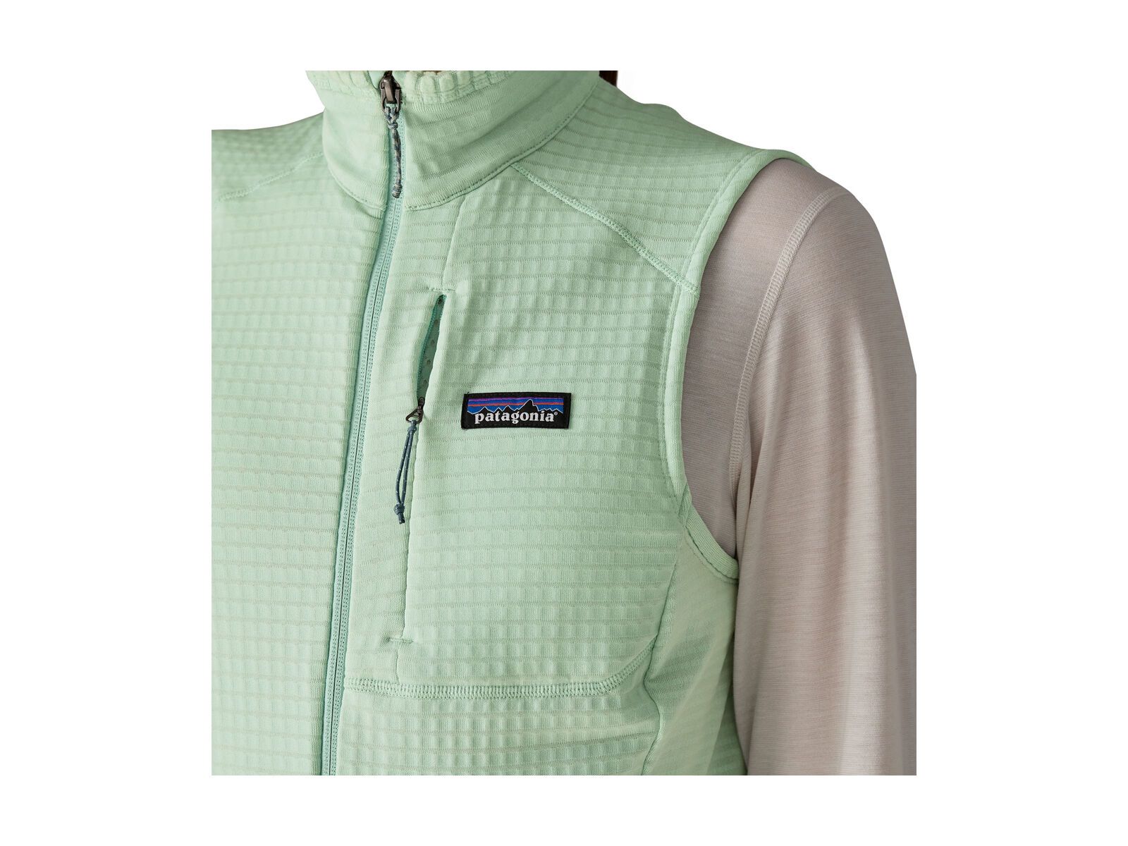 Patagonia Women's R1 Fleece Vest, thin ice - Bild 7