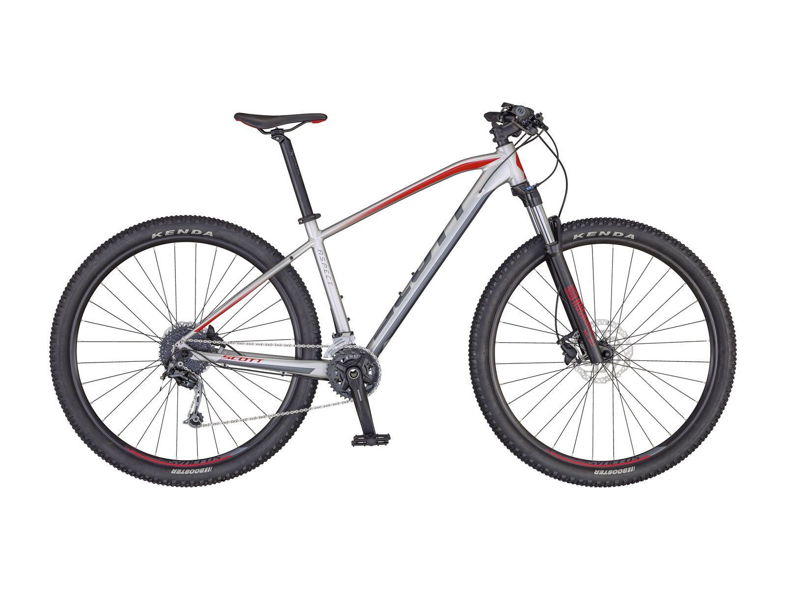 Scott Aspect 930, pale grey/anthracite/red - Bild 1