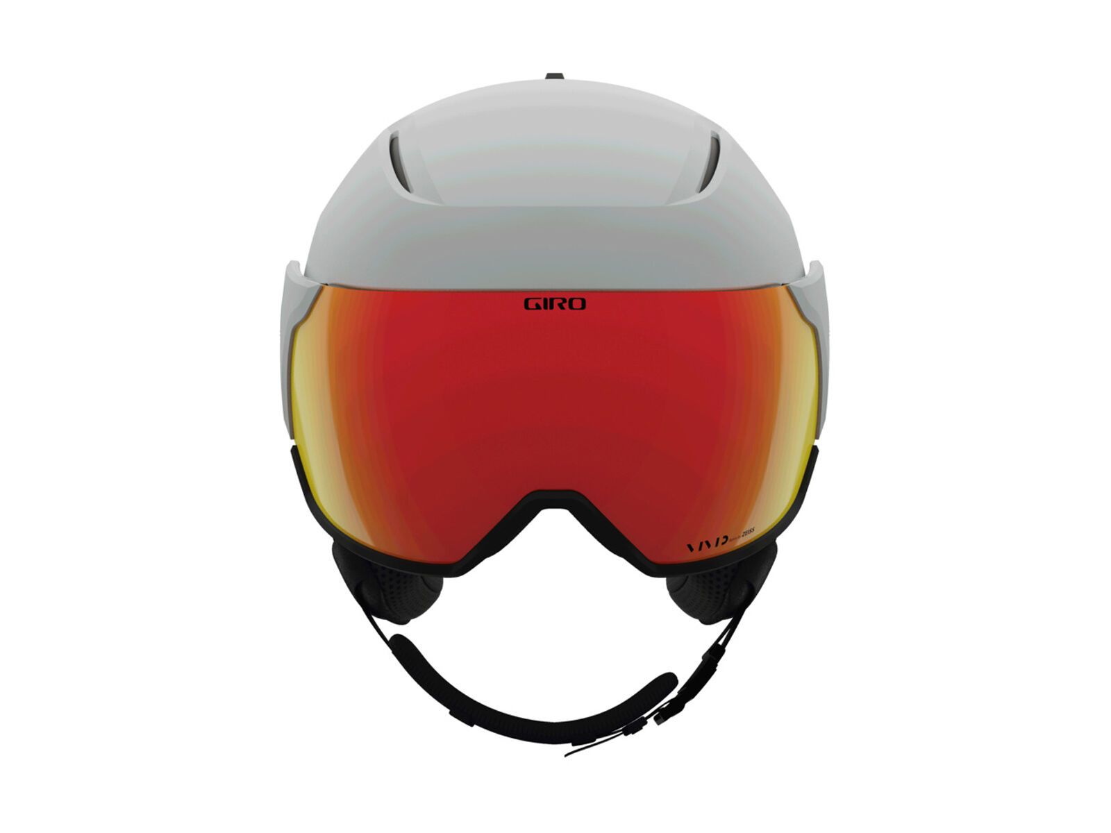 Giro Orbit Spherical MIPS, matte light grey + vivid ember - Bild 4