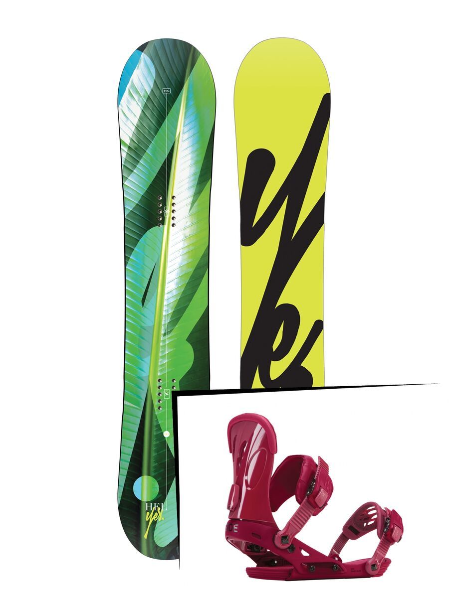 Set: Yes HEL YES. 2019 + Ride VXN maroon - Bild 1