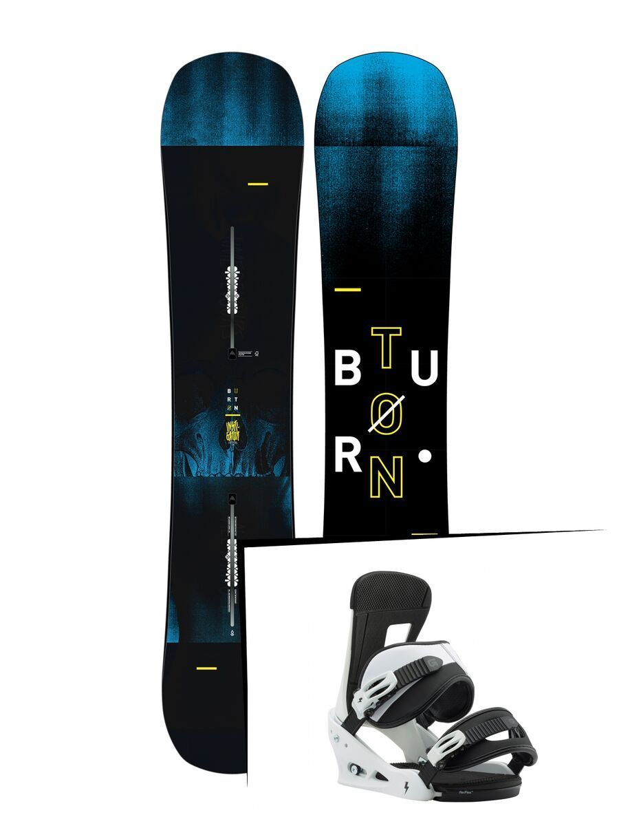 Set: Burton Instigator Wide 2019 + Burton Freestyle white/black - Bild 1