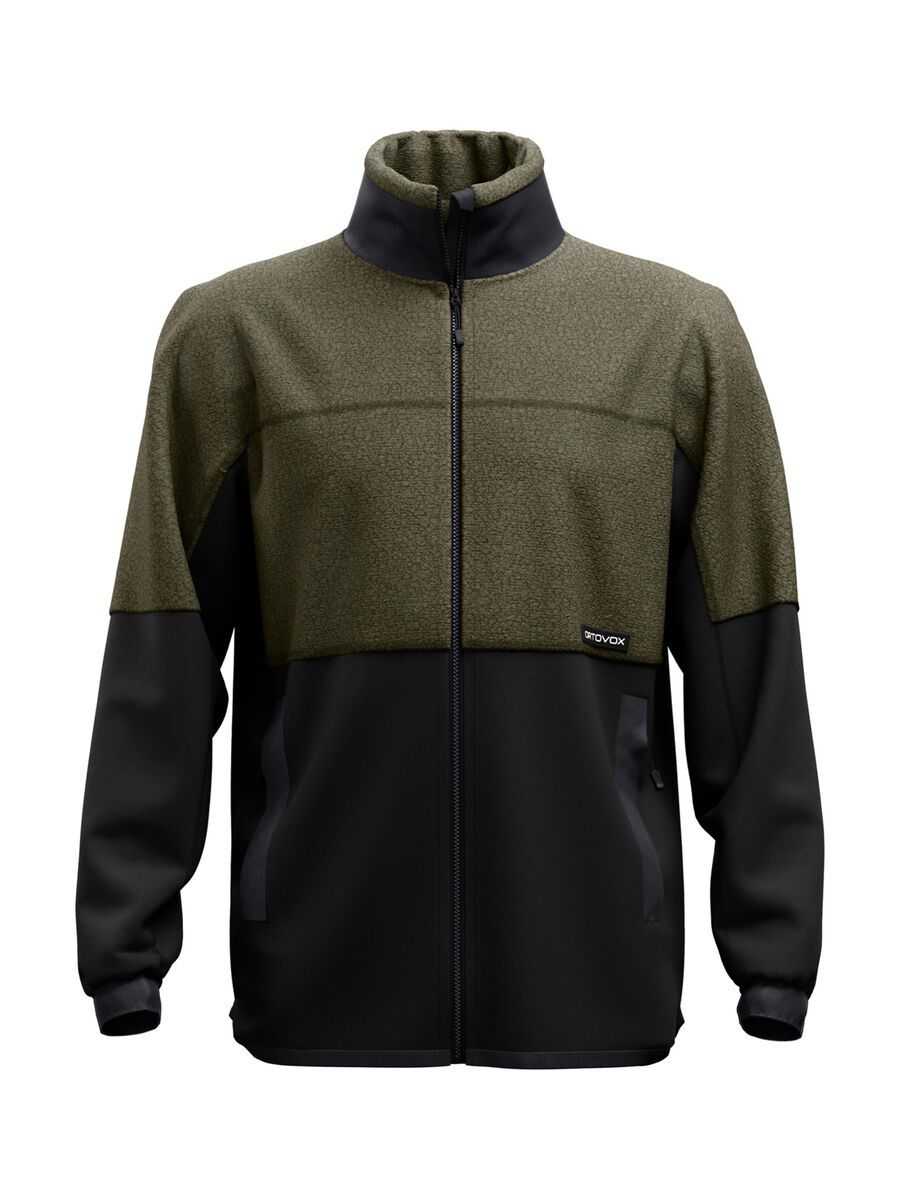 Ortovox Merino Fleece Teddy Jacket M, dark wild herbs - Bild 1