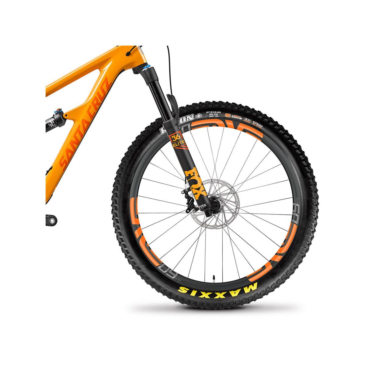 Santa Cruz Hightower CC X01 ENVE 27.5 Plus, gloss mango and orange - Bild 3