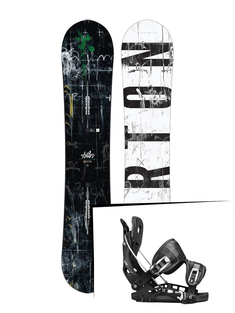 Set: Burton Antler 2017 + Flow NX2 (1718327S) - Bild 1