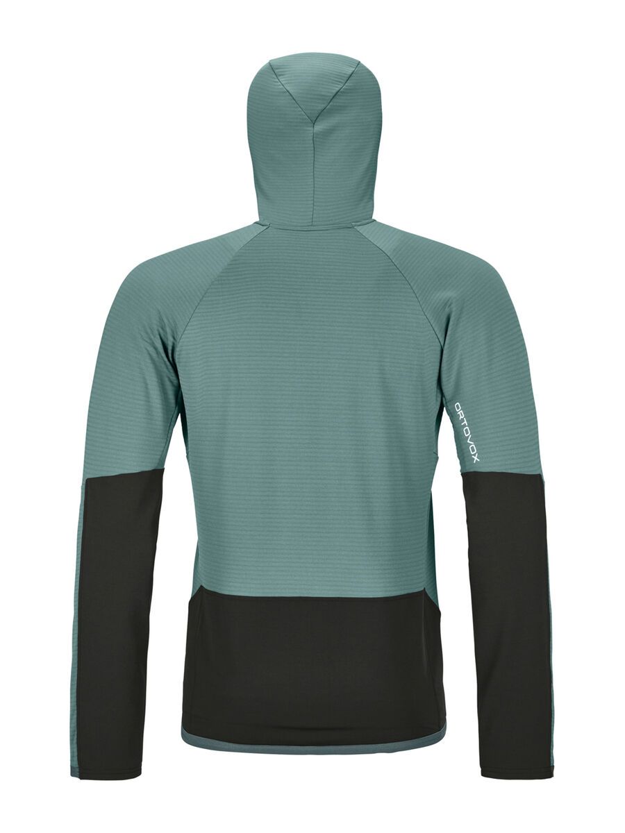 Ortovox Merino Fleece Rib Hoody M, arctic grey - Bild 2