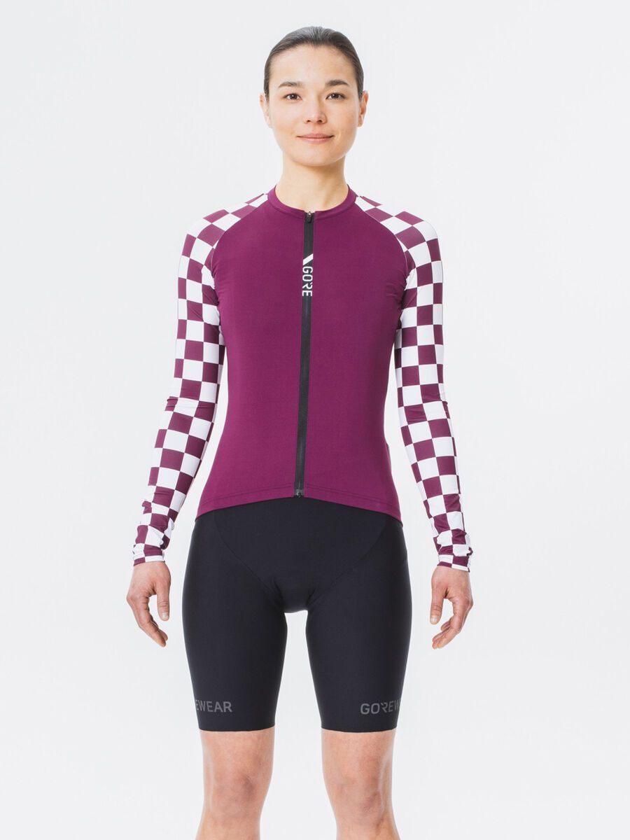 GOREWEAR Torrent Langarm Trikot Damen, process purple/white - Bild 4