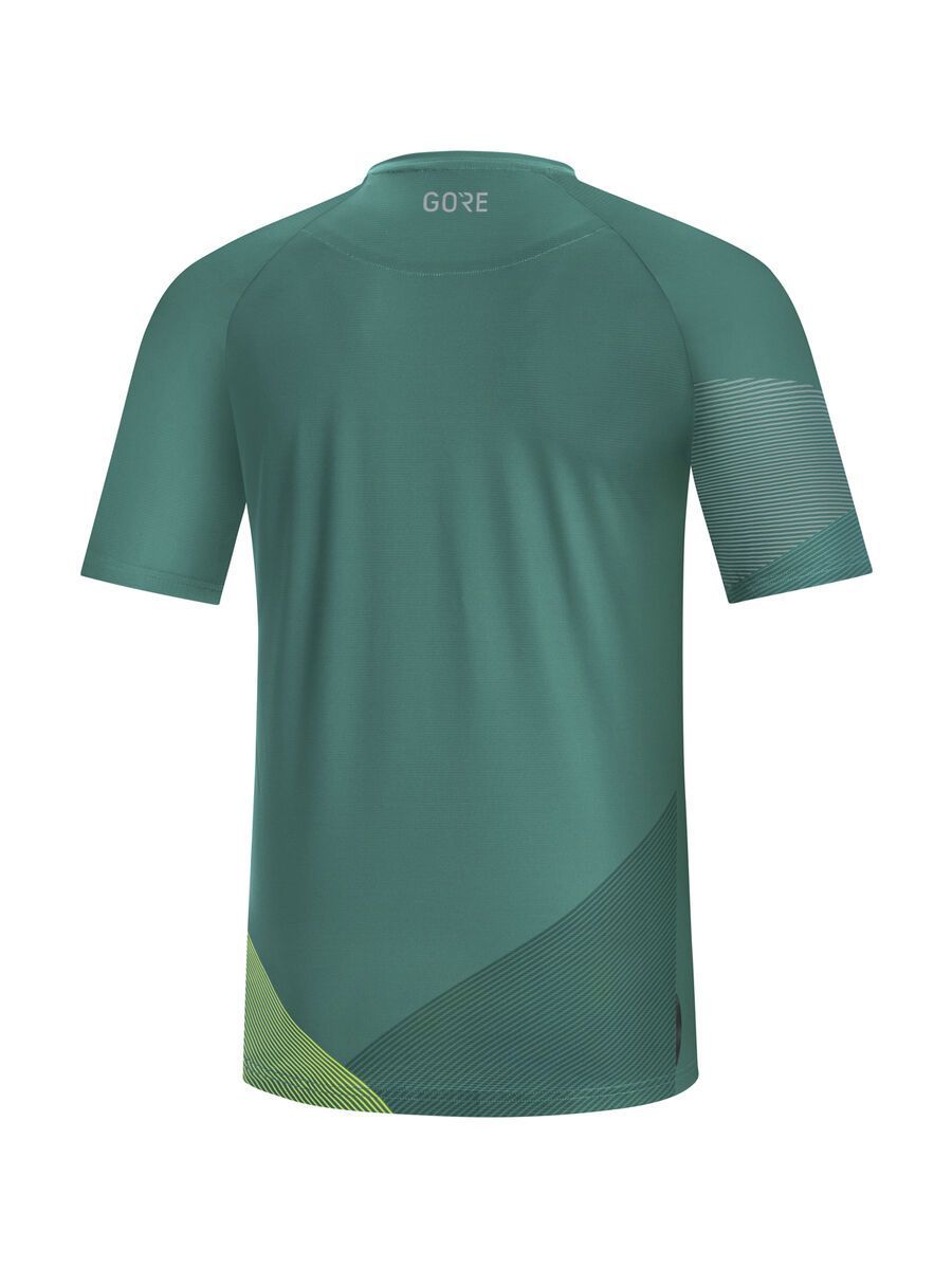 GOREWEAR C5 Trail Trikot Kurzarm, nordic blue/citrus green - Bild 2