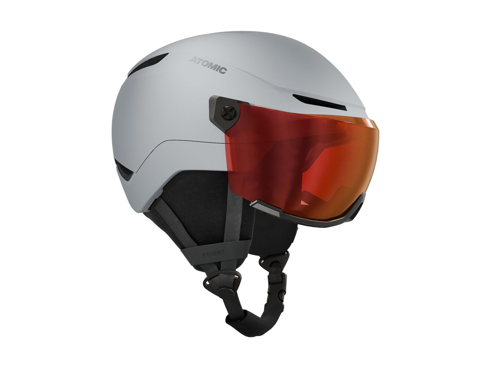 Atomic Revent Visor JR, Red Flash / gull gray - Bild 3