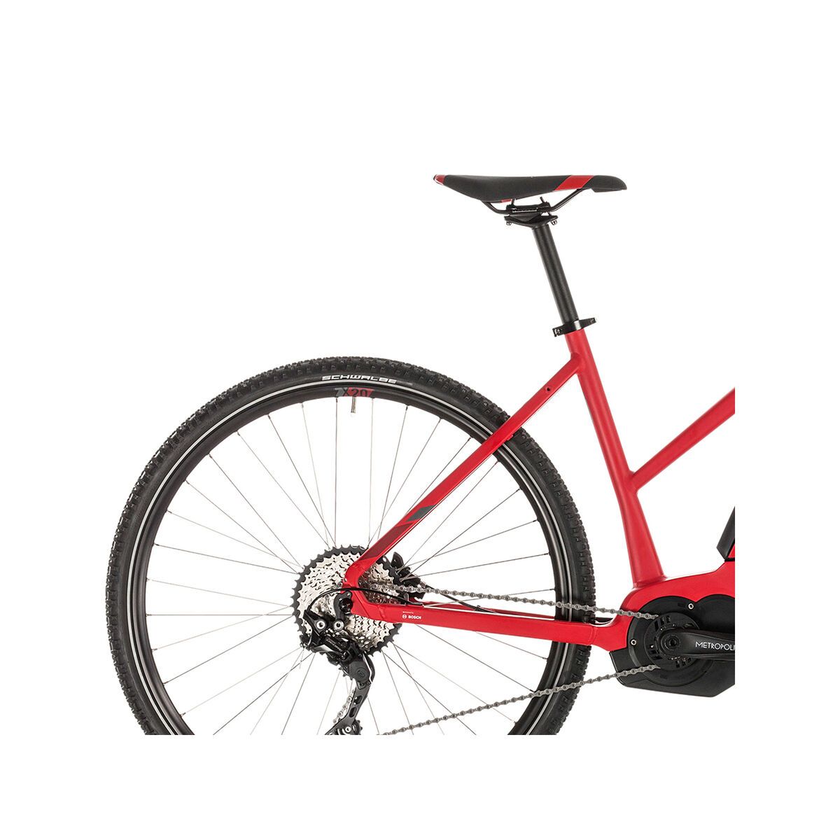 Cube Cross Hybrid Pro 400 Trapeze, red´n´grey - Bild 5
