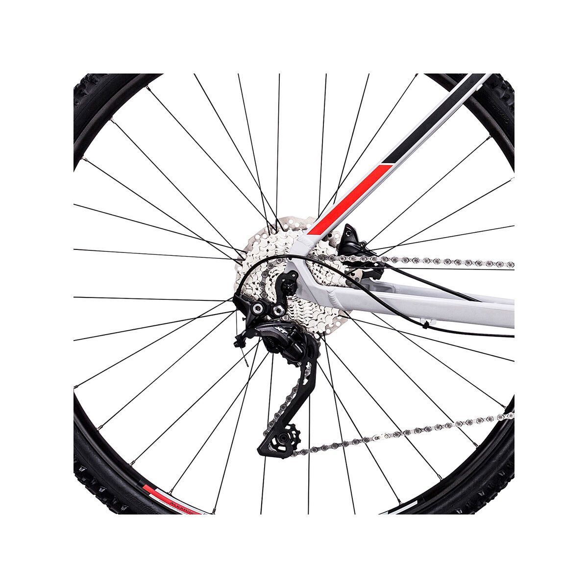 Cube Cross Trapeze, white´n´flashred - Bild 4