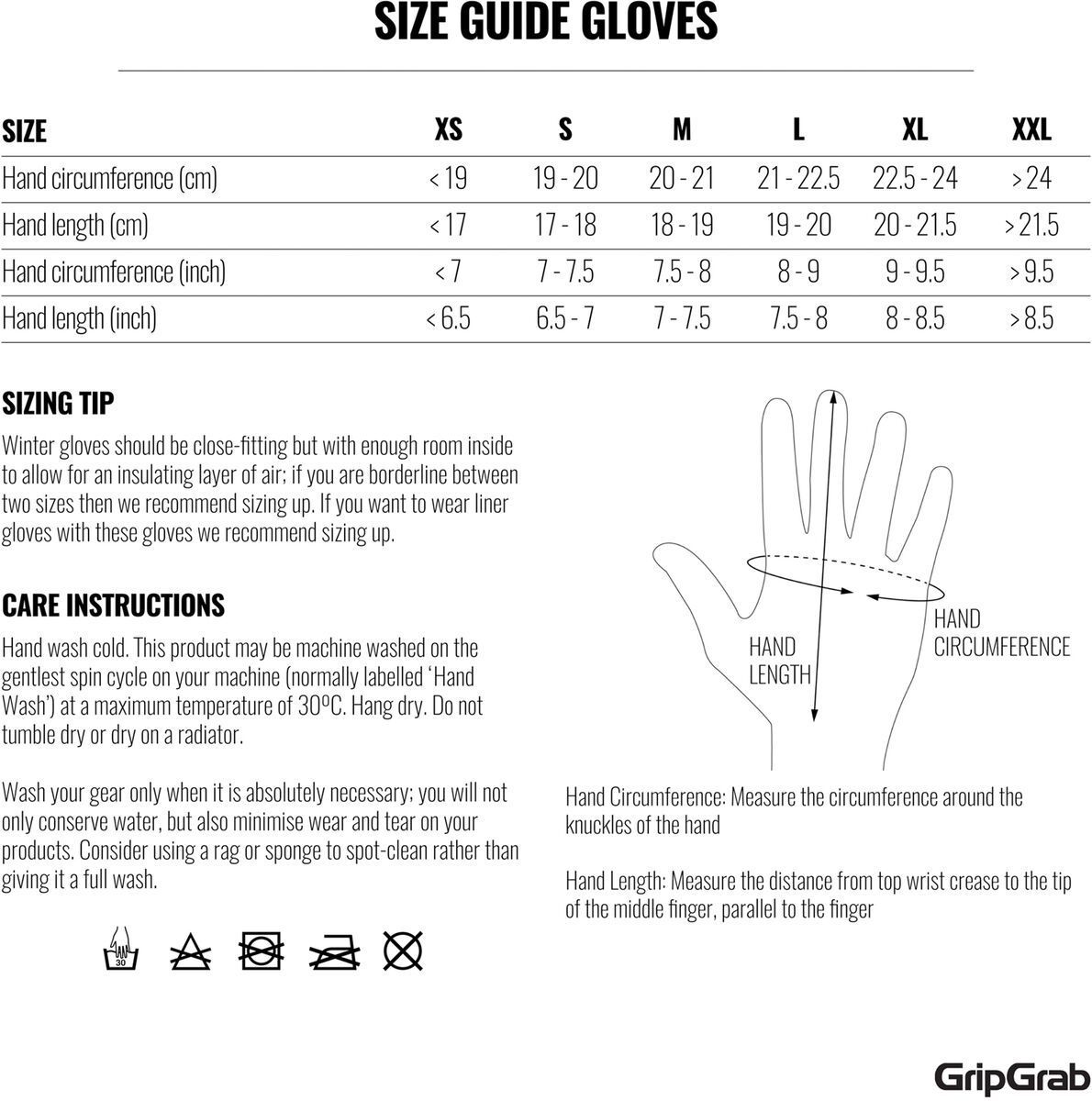 GripGrab Polaris 2 Waterproof Winter Gloves, Black - Bild 10
