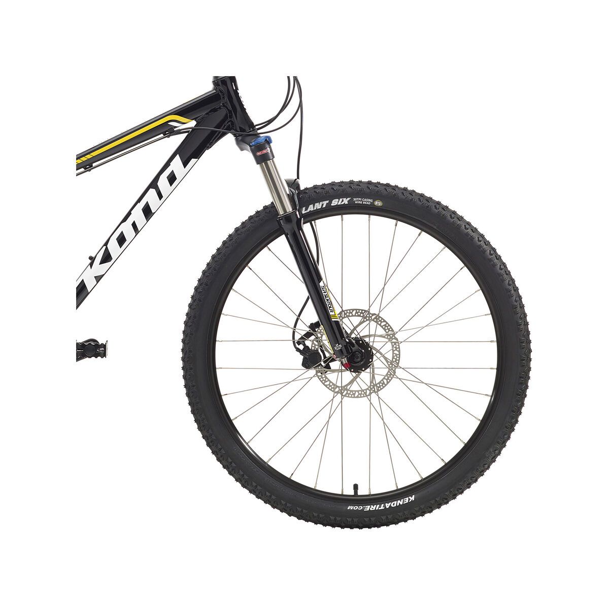 Kona Fire Mountain 26, gloss black w/ white & yellow decals - Bild 2