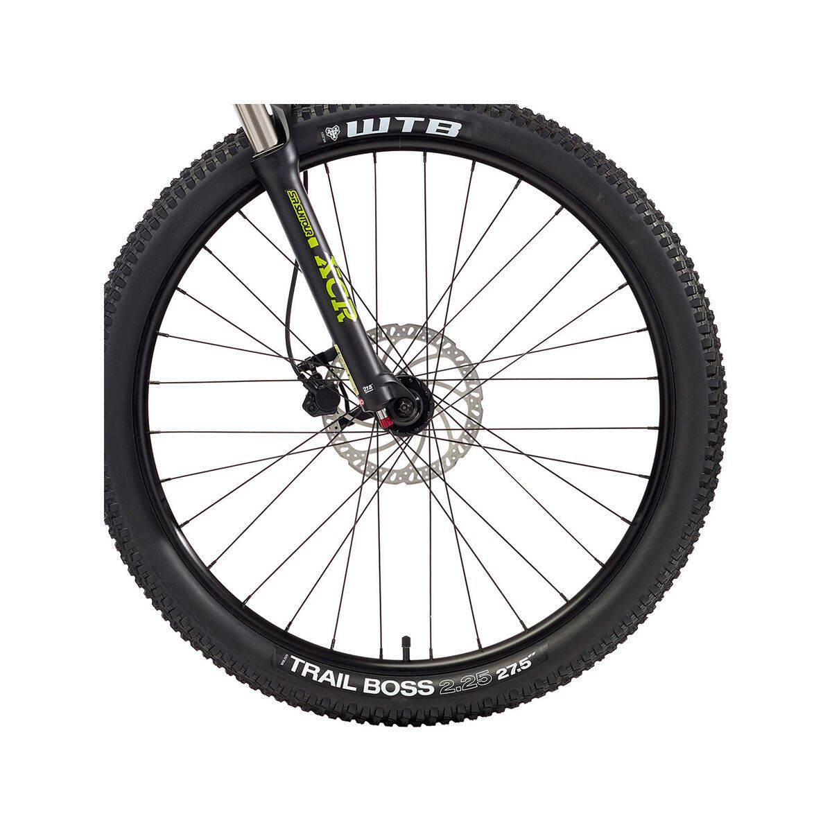 Kona Fire Mountain 27.5, matt black & lime w/ gray & lime decals - Bild 3