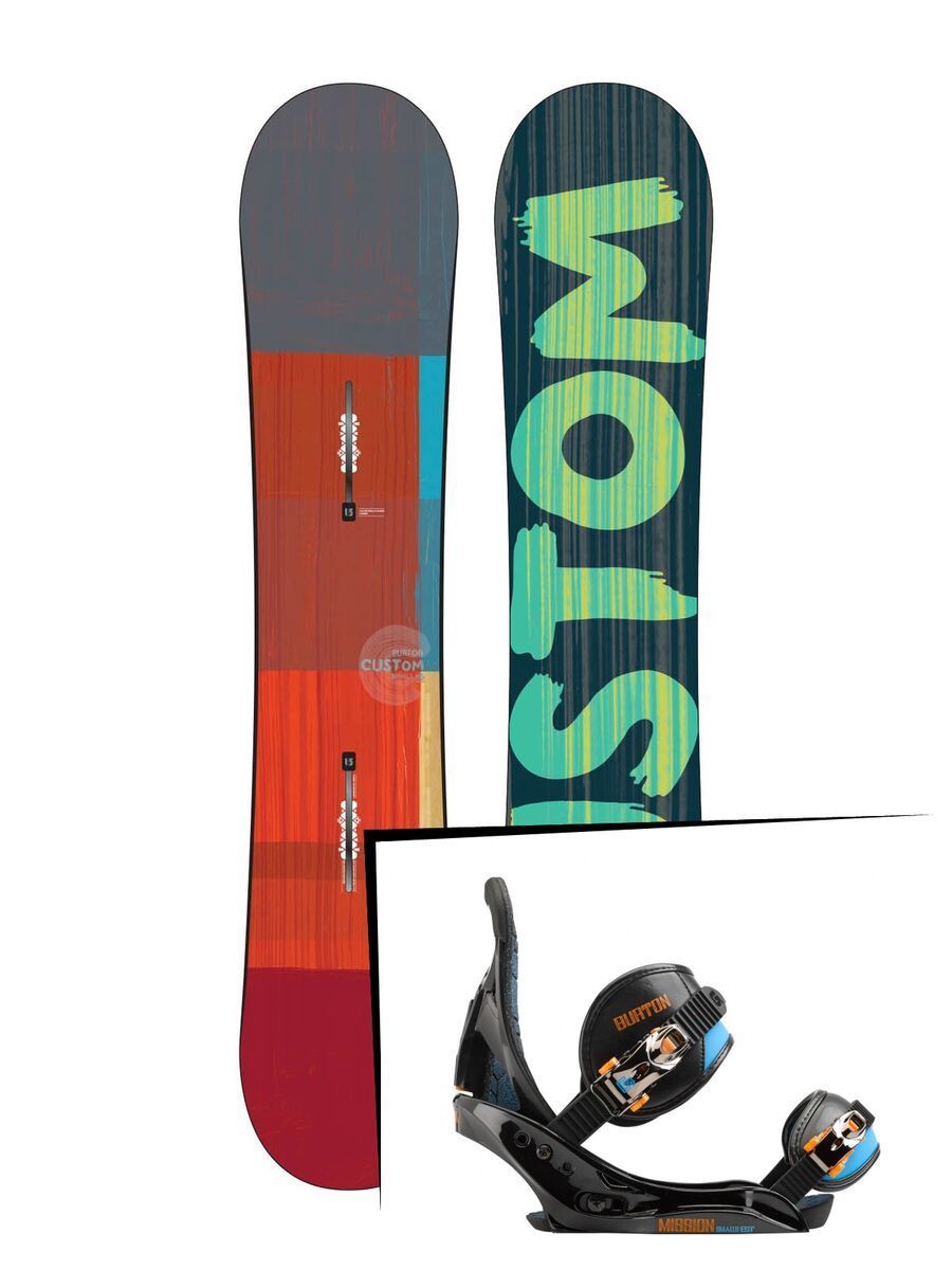 Set: Burton Custom Smalls 2015 +  Mission Smalls EST (494032S) - Bild 1