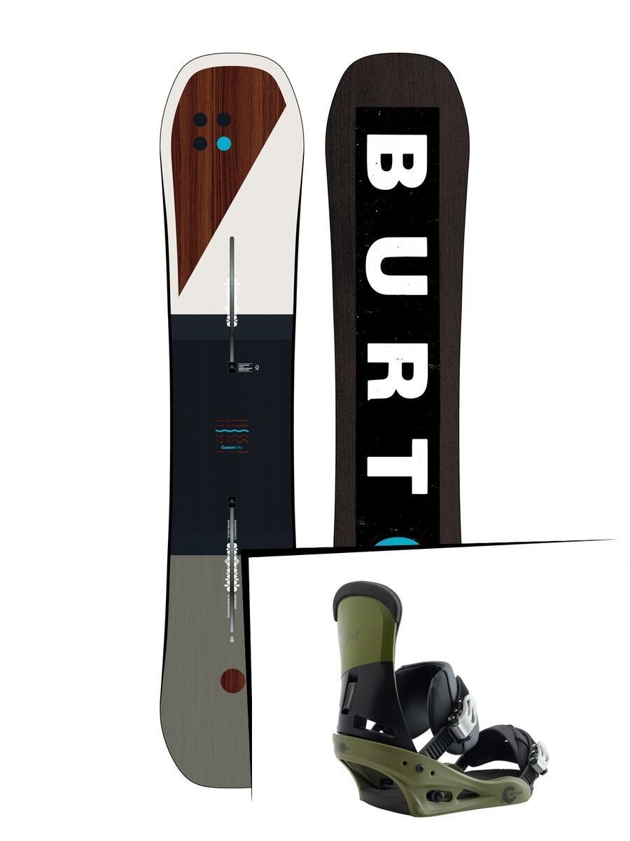 Set: Burton Custom Flying V 2019 +  Custom (2218423S) - Bild 1