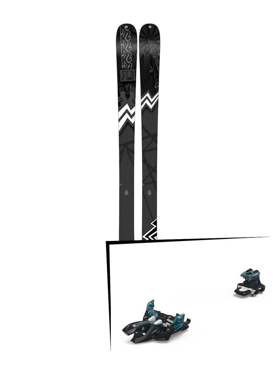 Set: K2 SKI Press 2019 + Marker Alpinist 9 black/turquoise - Bild 1