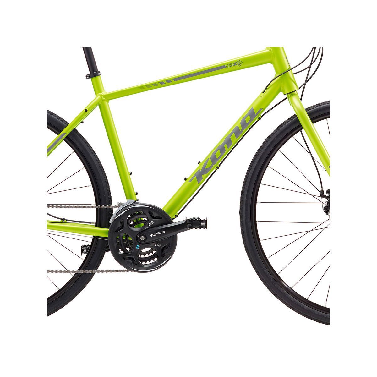 Kona Dewey, matt lime/silver - Bild 3