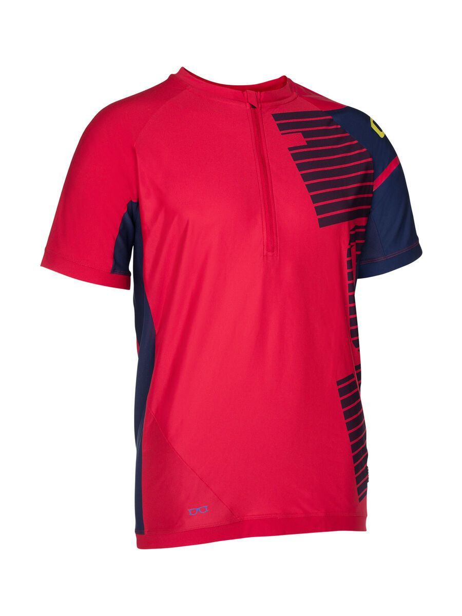 ION Tee Half Zip SS Helio, crimson red - Bild 1