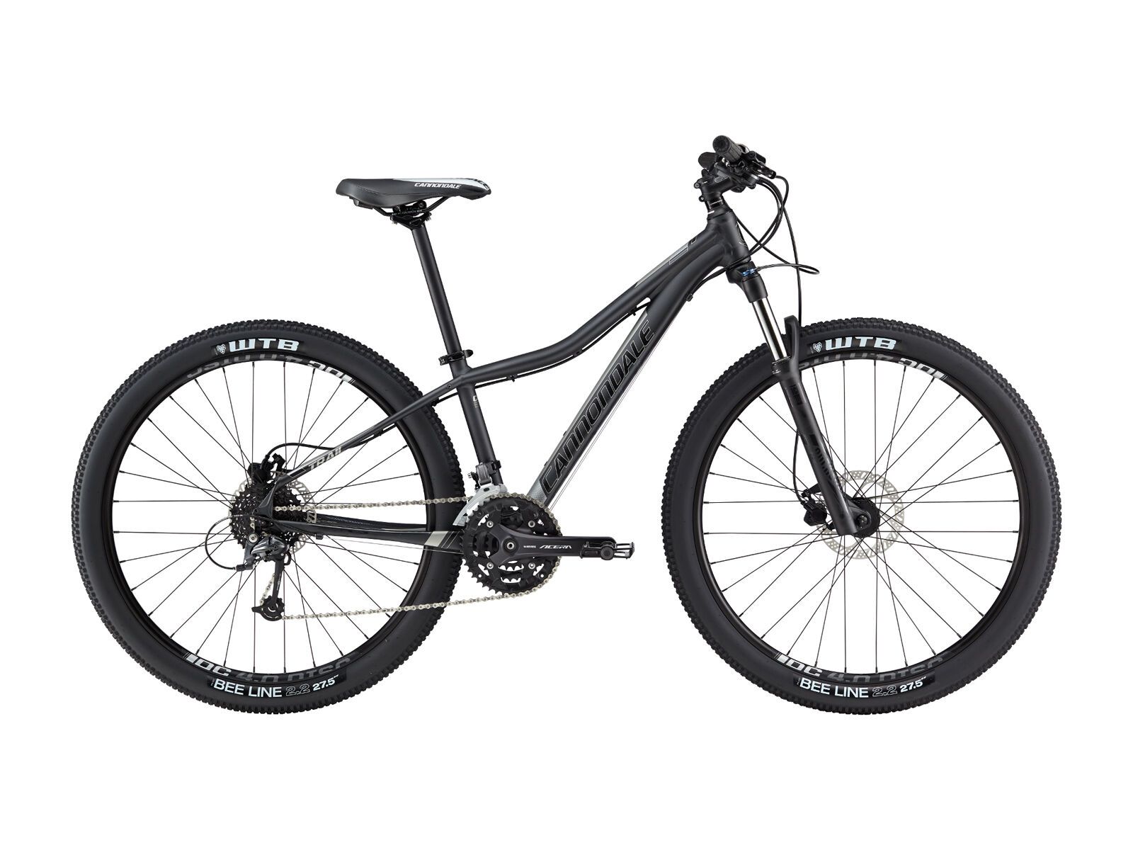Cannondale Trail Women's 1, nearly black w/ jet black and fine silver, matte - NBL - Bild 4