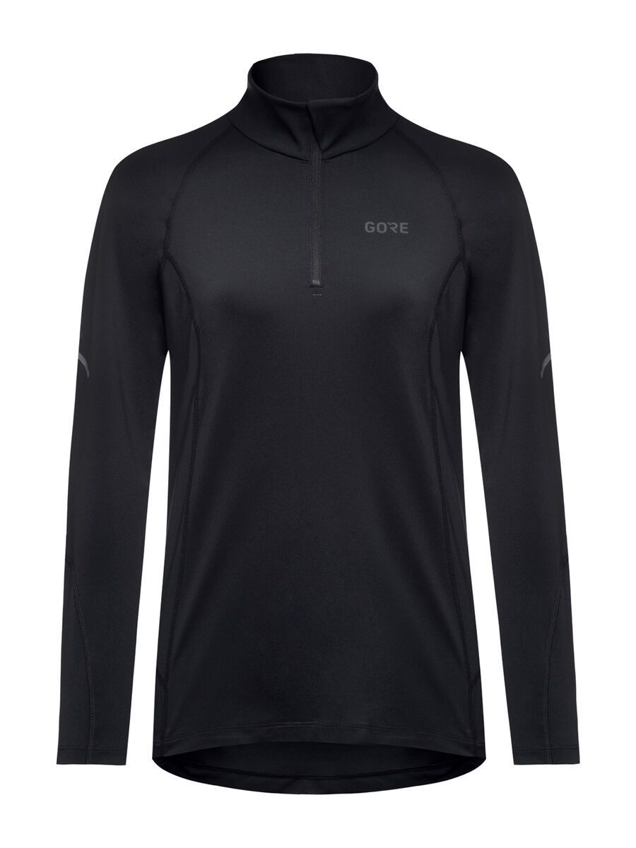 GOREWEAR M Damen Mid Zip Shirt Langarm, black - Bild 1