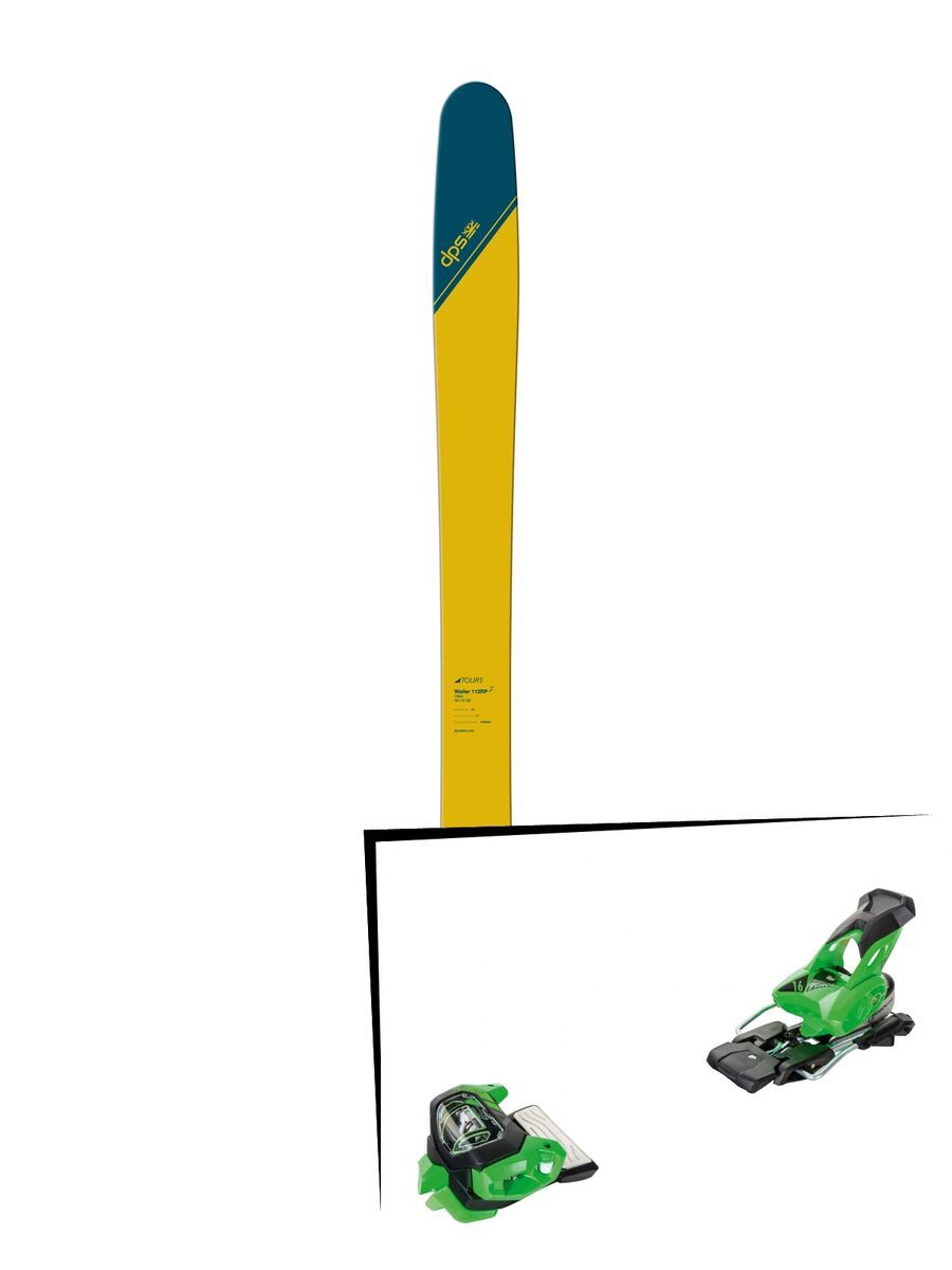 Set: DPS Skis Wailer 112 RP2 Tour1 2018 + Tyrolia Attack² 16 GW green - Bild 1