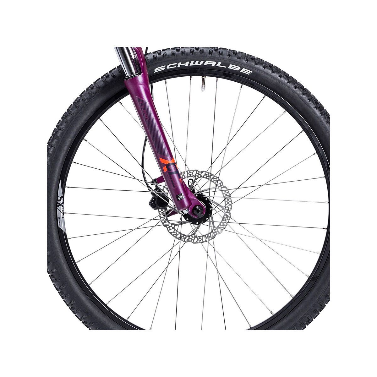 Cube Access WLS Disc 27.5, purple/flashred - Bild 2