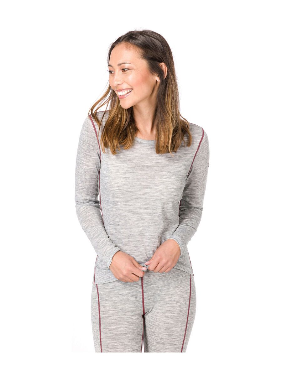 super.natural W Base LS 175, ash melange/pomegranate - Bild 3