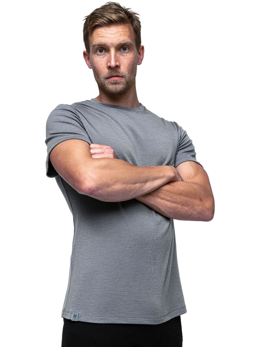 Woolf Merino Tuv Tee, rock grey - Bild 6