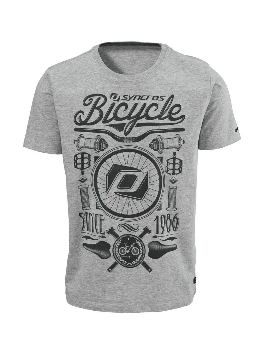 Syncros Tee Retro, dark heather grey - Bild 1