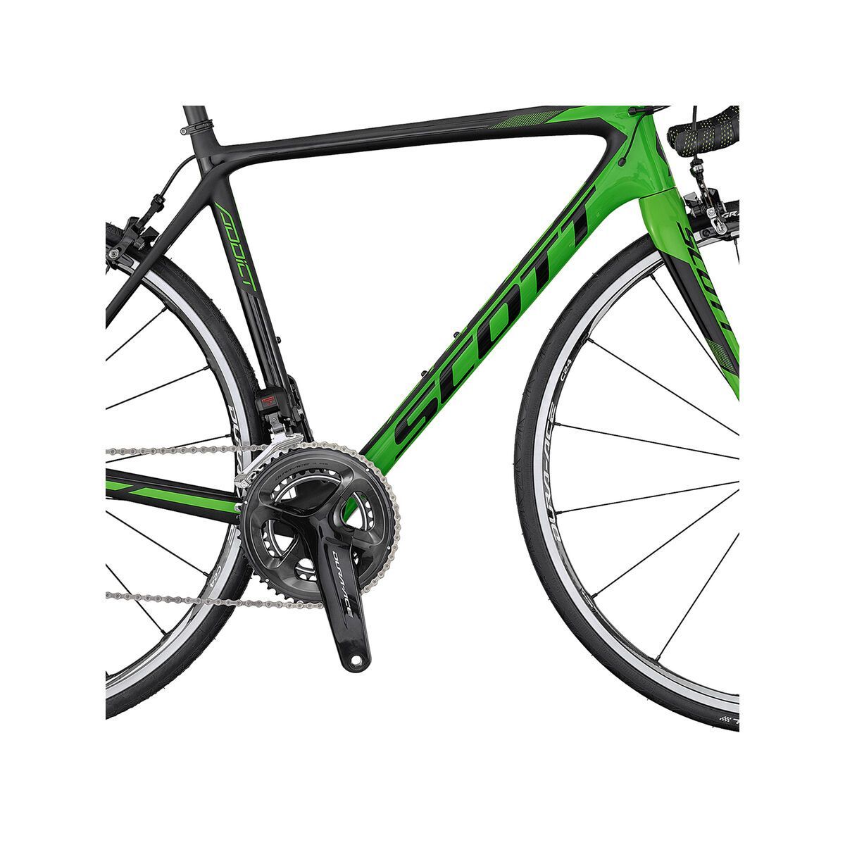 Scott Addict RC Di2, black/green - Bild 4