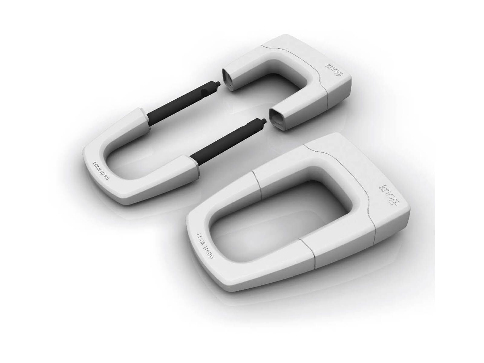 Knog Bouncer U-lock, weiß - Bild 2