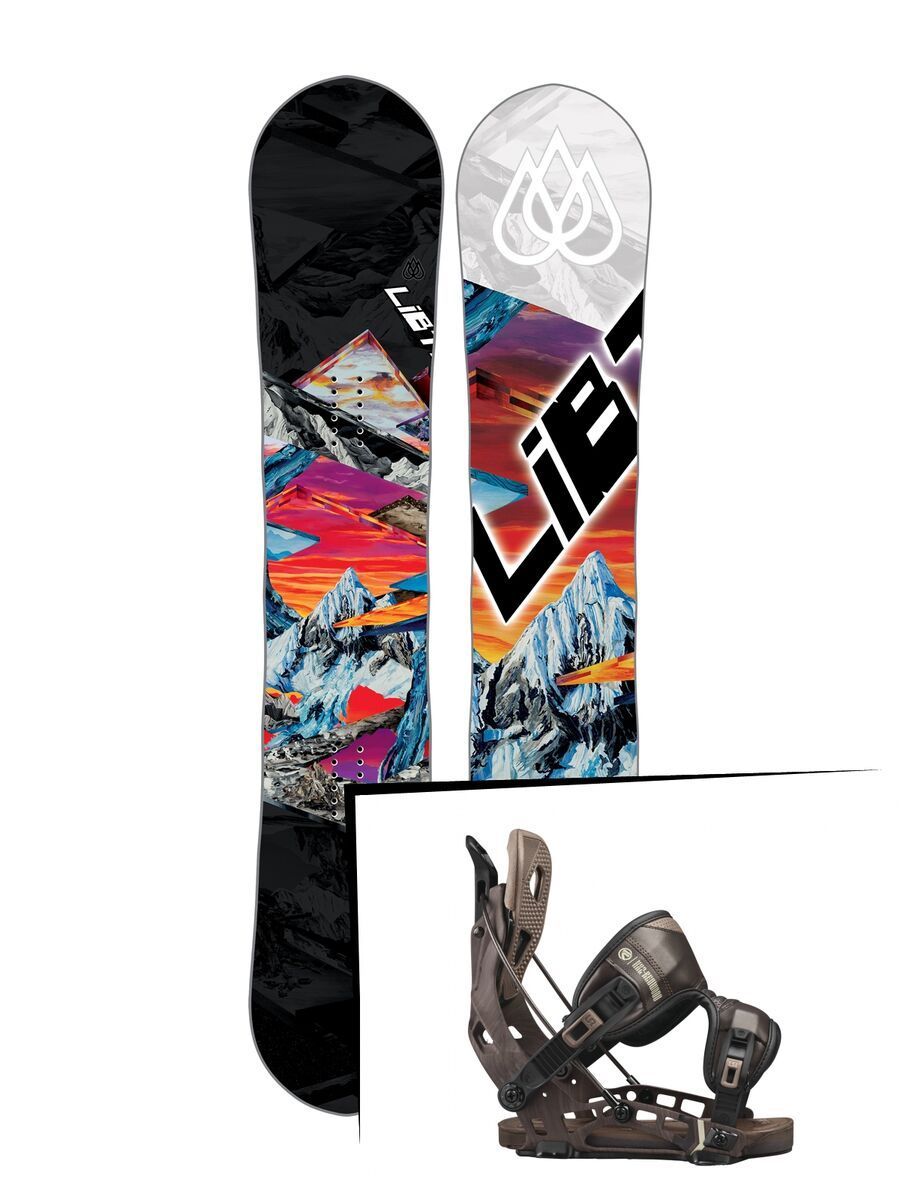 Set: Lib Tech T-Rice Pro 2017 + Flow NX2-Redwood (1718321S) - Bild 1