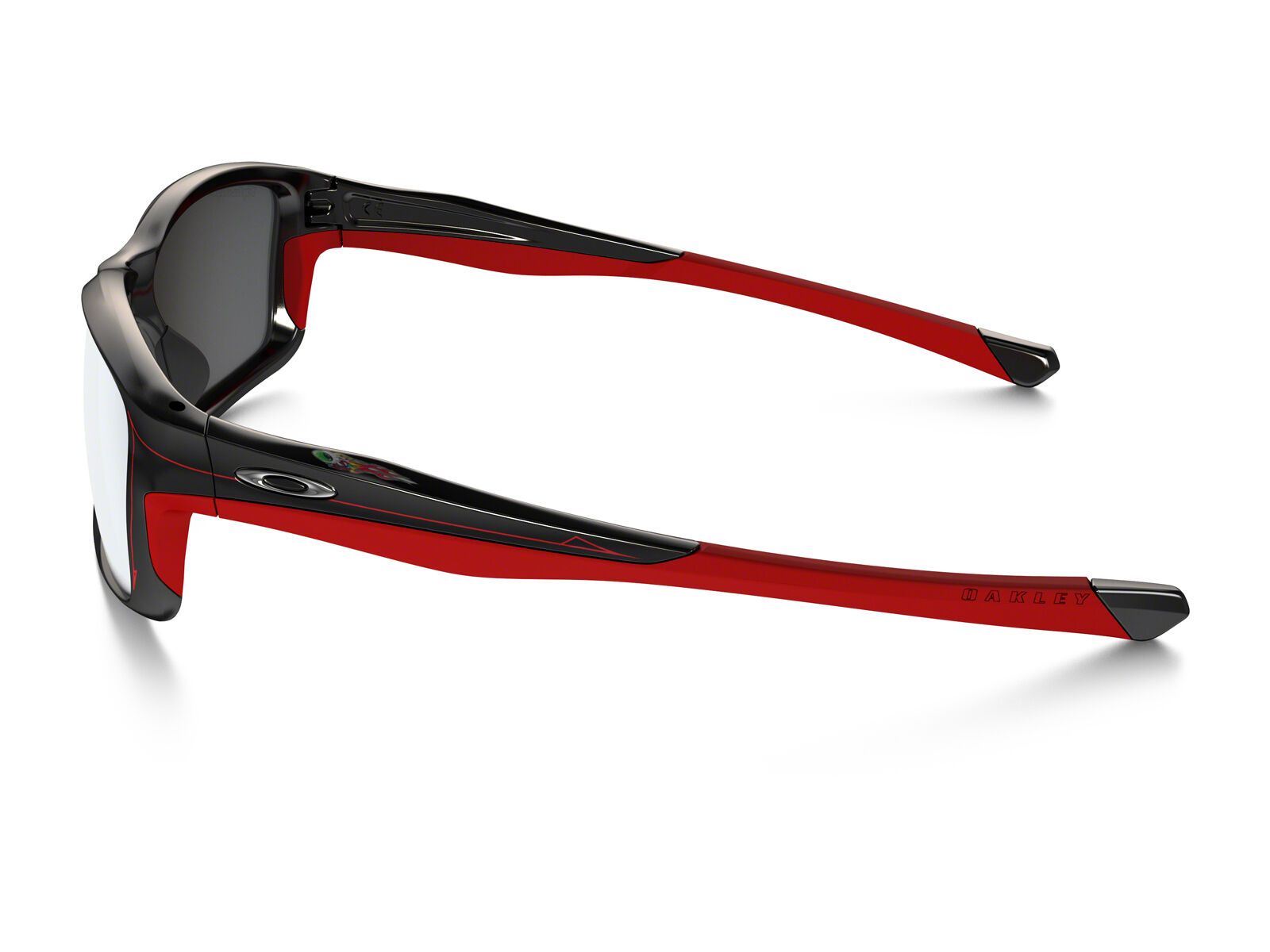 Oakley Chainlink Troy Lee Designs, polished black/Lens: chrome iridium - Bild 4