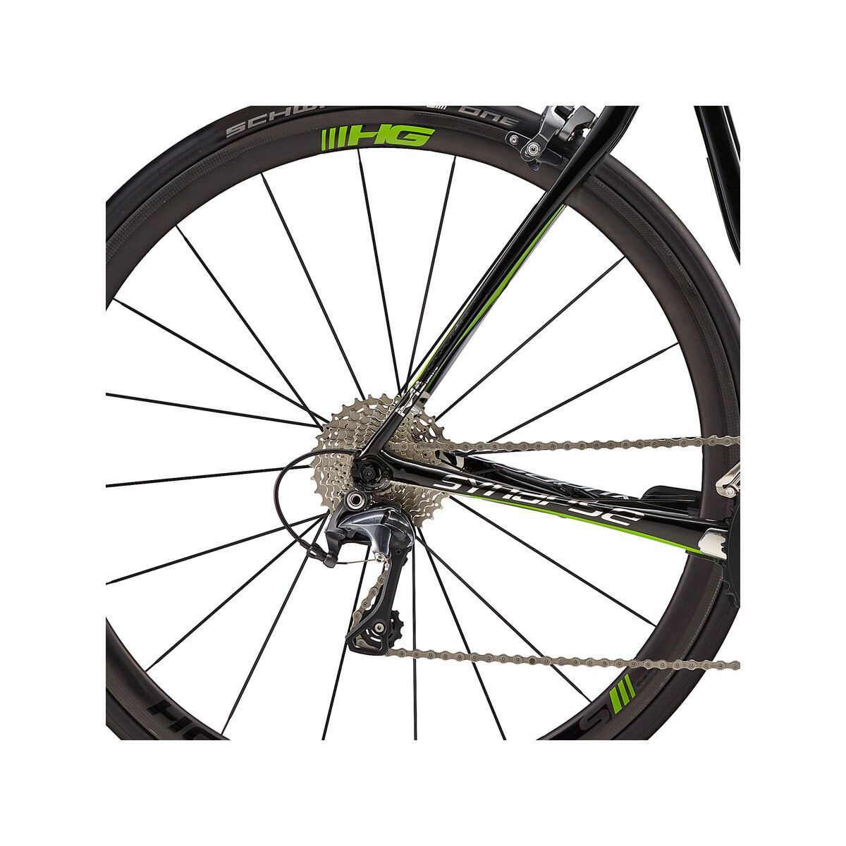 Cannondale Synapse Hi-Mod Ultegra, berzerker green w/ jet black and chrome, gloss - REP - Bild 4