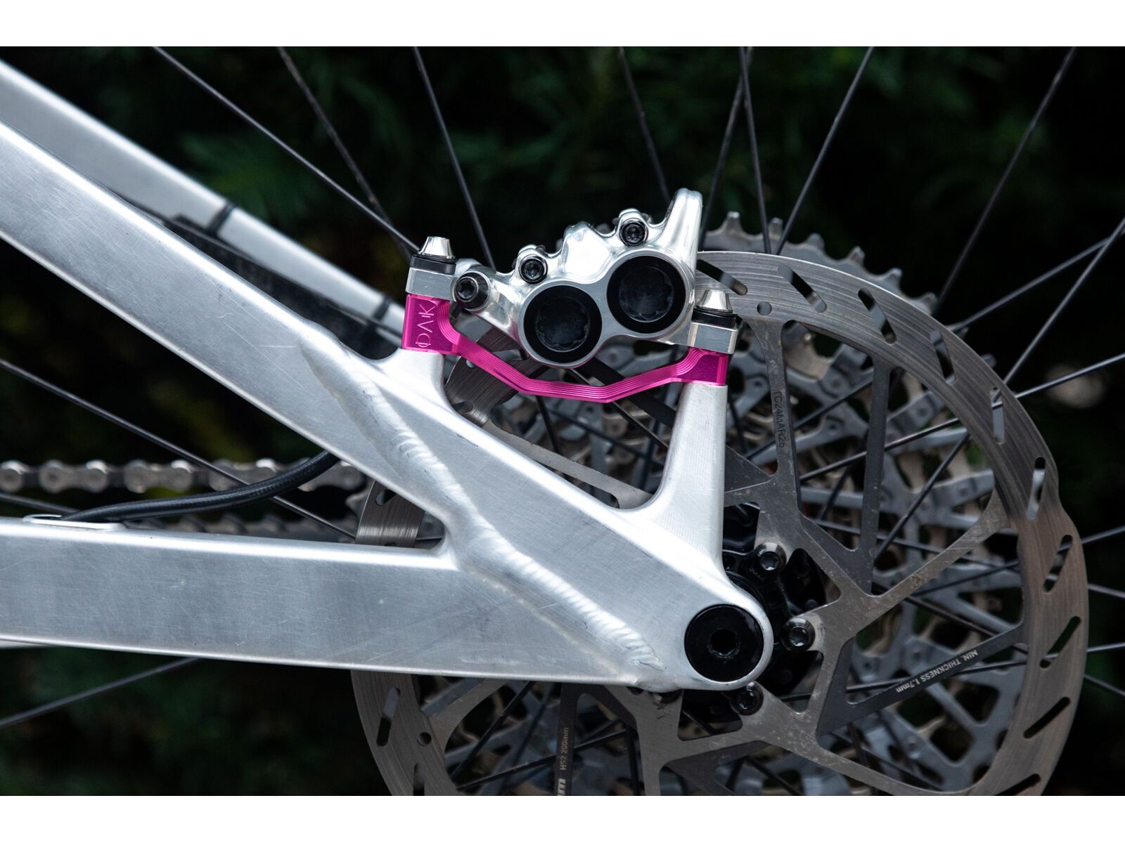 OAK Components Plasmadapt Bremsadapter PM +20 mm, pink - Bild 2