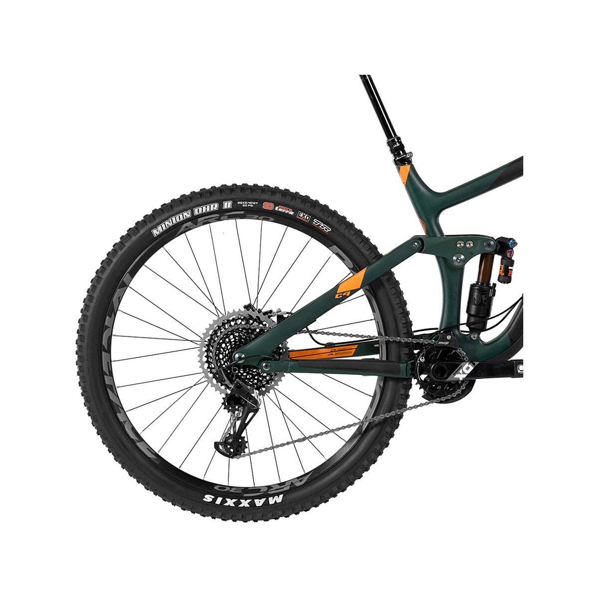 Norco Range C 9.1, darkgreen/black/orange - Bild 3