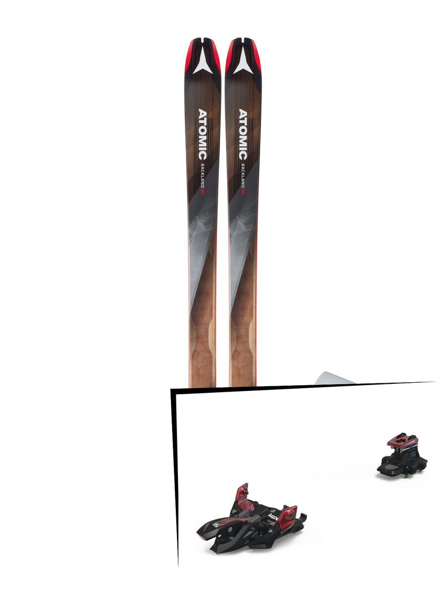 Set: Atomic Backland 95 + Hybrid Skin 95 2019 + Marker Alpinist 12 (2319300) - Bild 1