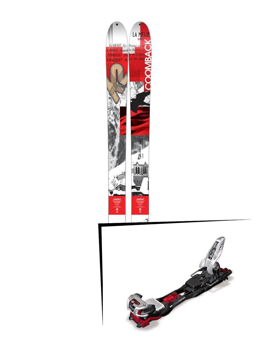 K2 SKI Set: Coomback 104 2016 + Marker Baron EPF 13 - Bild 1
