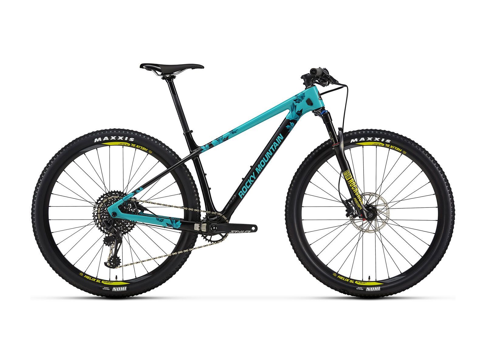 Rocky Mountain Vertex Carbon 50, black in black/billy ocean/acid rain - Bild 1