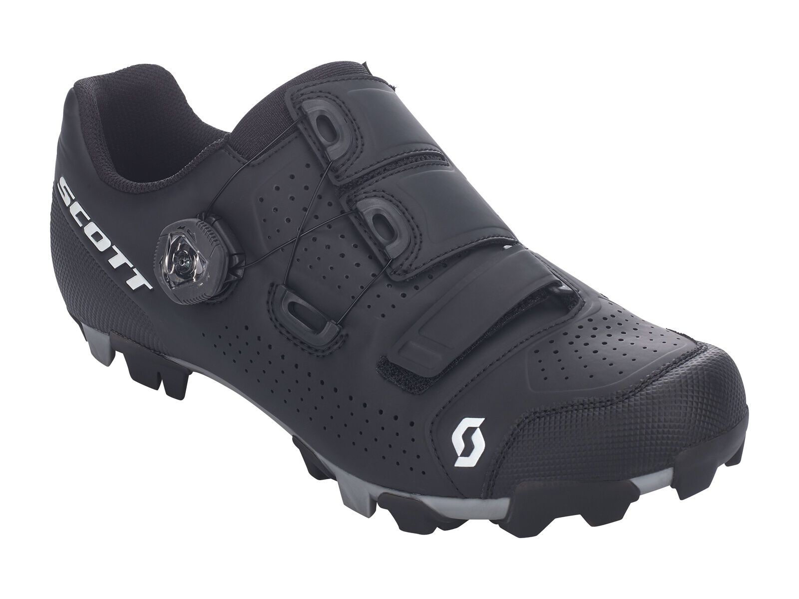 Scott MTB Team Boa Shoe, matt black/white - Bild 1