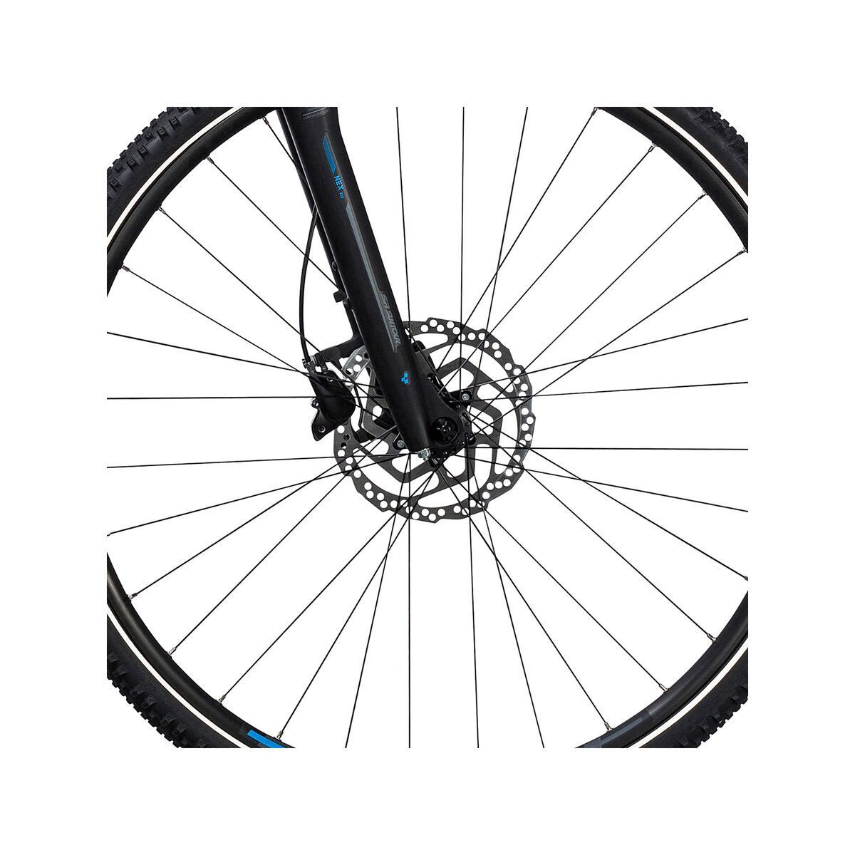 Cube Cross Hybrid Pro 400, black´n´blue - Bild 2