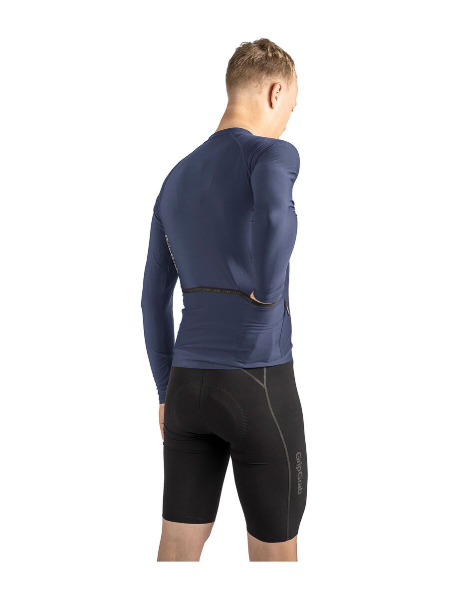 GripGrab PACR Long Sleeve Jersey, navy blue - Bild 8